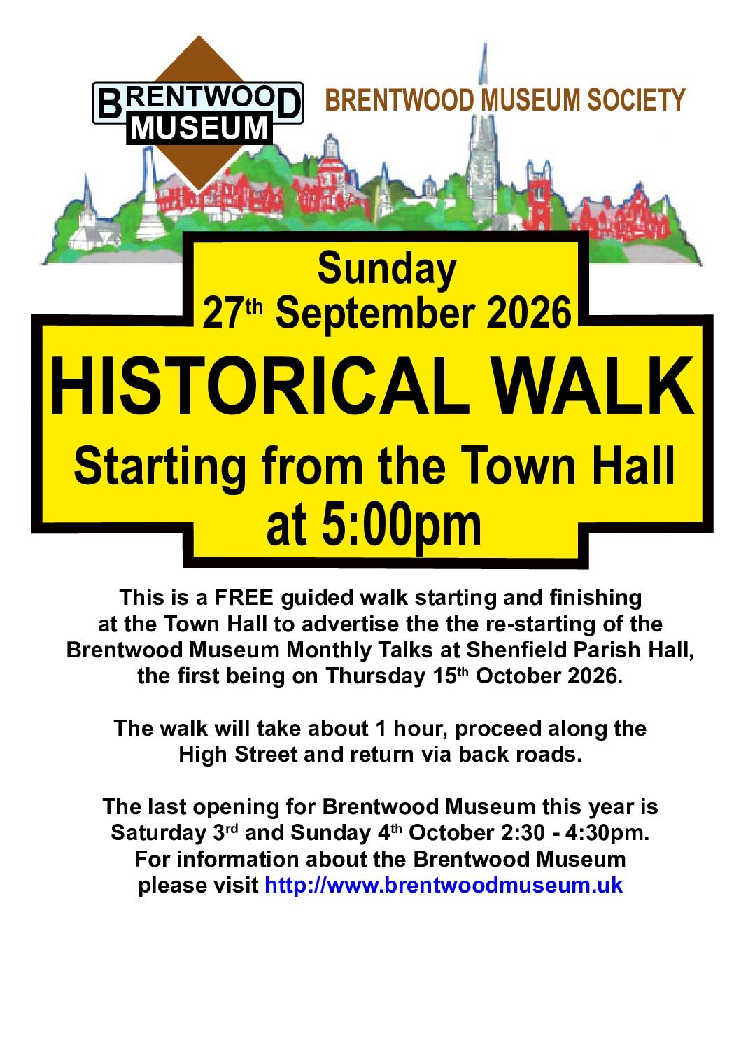 Poster of the talks
