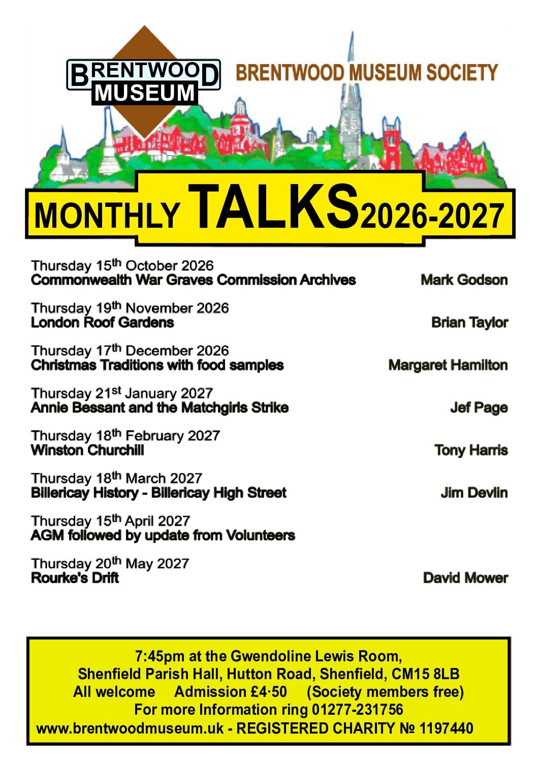 Poster of the talks